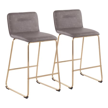 Casper Fixed-Height Counter Stool - Set Of 2 PR